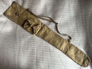 124) Good Original Well Used WW2 British Made Rifle Slip …