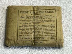 1) Excellent Original WW2 British Army First Field Dressing Dated …