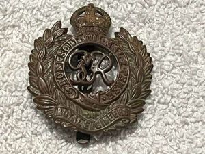 53) Good Original Dirty As Found WW2 Royal Engineers Cap …