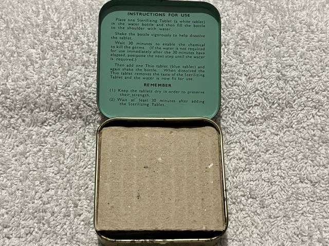 54) Near Mint Original Complete WW2 British Army & RAF Issue Water Bottle Sterilizing Outfit — image 7