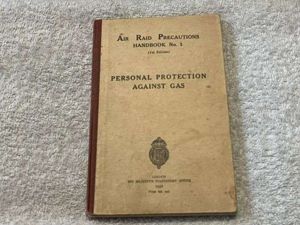 65) Good Original WW2 Hardback ARP Handbook No1 Personal Protection …