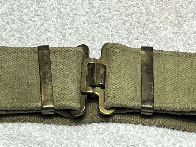 38) Excellent Original WW2 1937 Pattern Webbing Waist Belt & Brace Attachments L&E Ltd 1941 — image 8