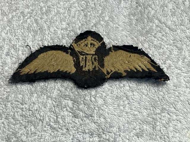 11) Excellent Original 1930s – WW2 RAF Uniform Removed Pilots Wings — image 3