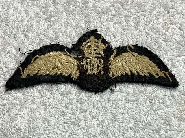 15) Lovely Original 1930s – WW2 RAF Uniform Removed Pilots Wings — image 3