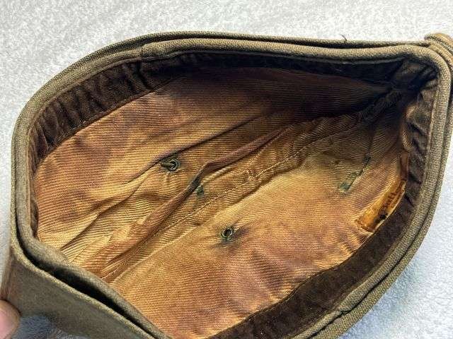 17) Excellent Original WW2 British Army Officers Private Purchase Field Service Cap — image 4