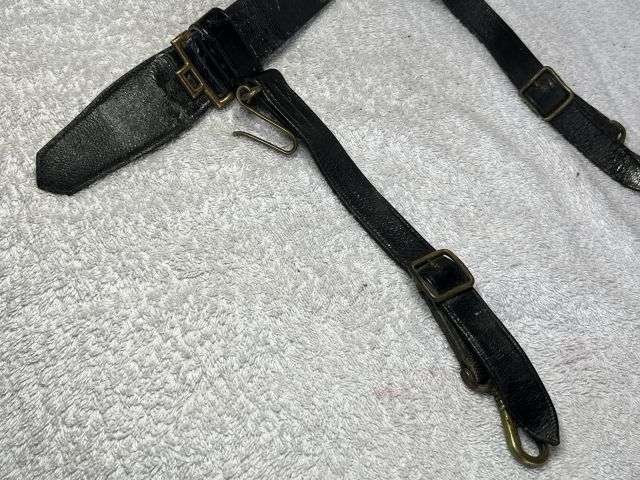 144) Excellent Original WW1 WW2 Royal Navy Officers Sword Belt By J.Gieves & Sons — image 10