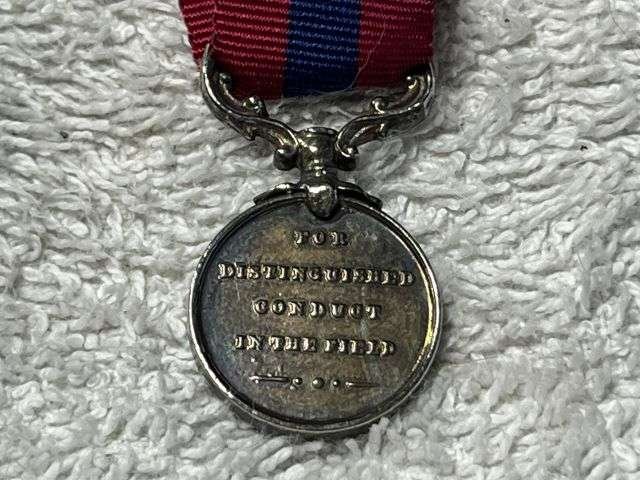 111) Excellent WW2 Period Made British Distinguished Conduct Medal Miniature — image 4