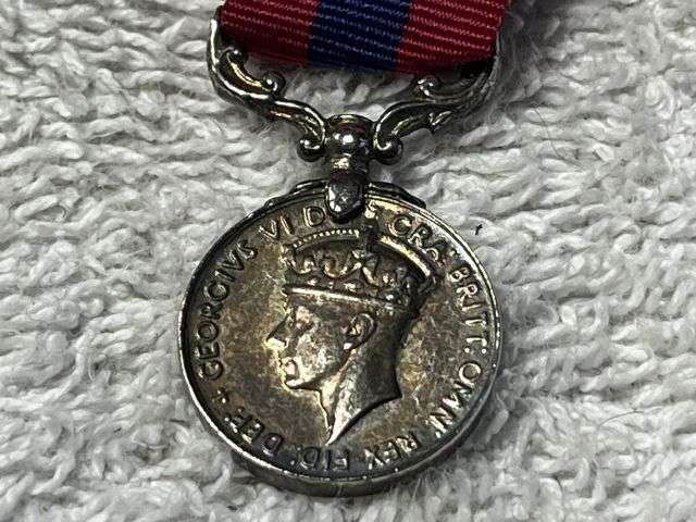 111) Excellent WW2 Period Made British Distinguished Conduct Medal Miniature — image 5