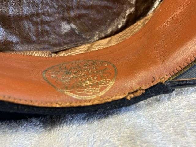 127) Excellent Original 1950s RAMC Officers Peaked Cap With Badge. — image 2