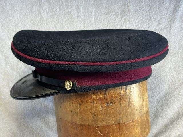 127) Excellent Original 1950s RAMC Officers Peaked Cap With Badge. — image 6