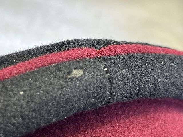 127) Excellent Original 1950s RAMC Officers Peaked Cap With Badge. — image 7