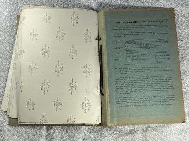 92) Interesting WW2 Era RAF Printed Notes on The Harvard Starting, Checking Gauges, Taking Off, Flying, Landing etc. — image 5