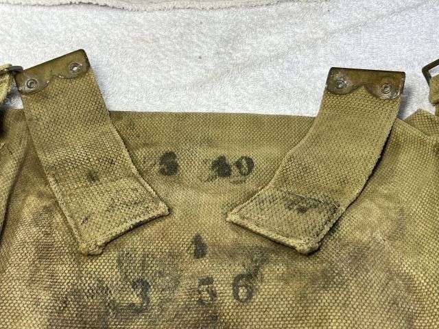 99) Good Original WW1 British Army 1908 Pattern Small Pack With some loose stitching — image 13