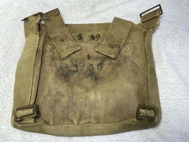 99) Good Original WW1 British Army 1908 Pattern Small Pack With some loose stitching — image 14