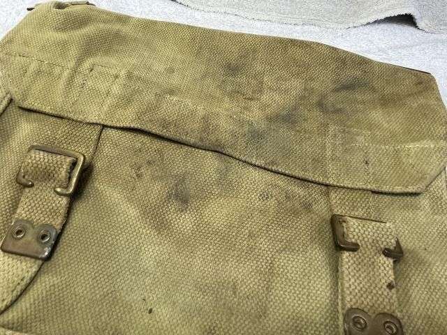 99) Good Original WW1 British Army 1908 Pattern Small Pack With some loose stitching — image 15