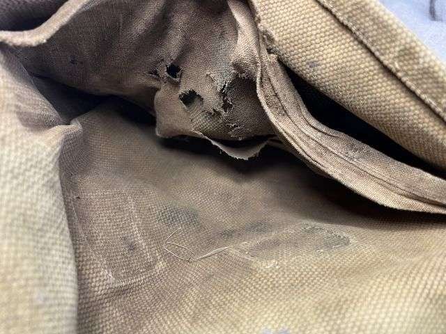 99) Good Original WW1 British Army 1908 Pattern Small Pack With some loose stitching — image 3