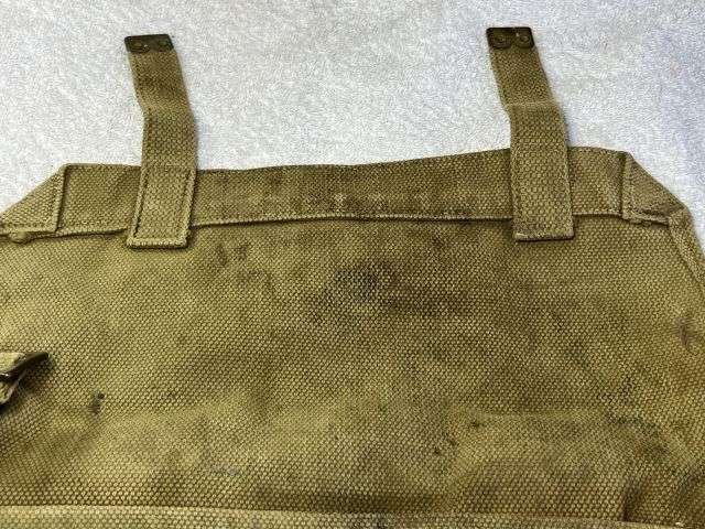 99) Good Original WW1 British Army 1908 Pattern Small Pack With some loose stitching — image 6
