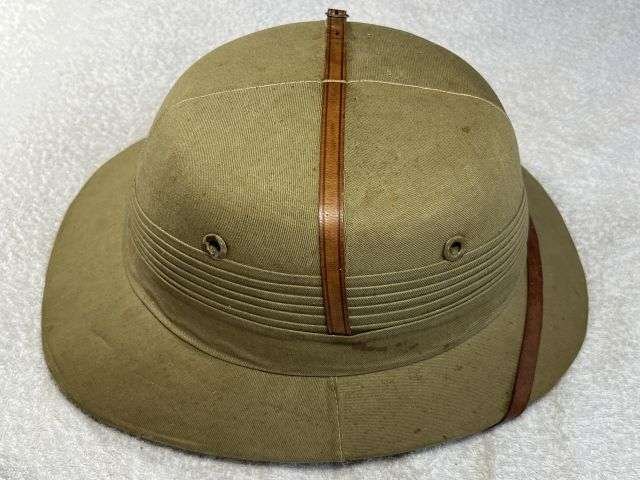 103) Excellent Original 1930s-WW2 Egyption Made Solar Topee Sun Helmet — image 7