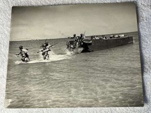 75) Interesting Original WW2 Royal Navy Official Photograph Showing Invasion …