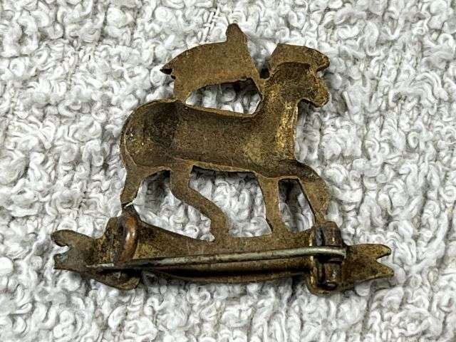 58) Excellent Original WW1 WW2 Sweetheart Brooch The Queen's Royal West Surrey Regiment — image 2