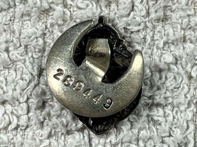 59) Good Original Pre WW2 1930s Territorial Army Lapel Badge — image 2