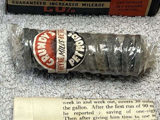 33) Complete Original WW2 Wartime Grundy's Petroids To Increase Fuel Economy Dated 1940 — image 12