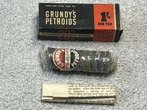 33) Complete Original WW2 Wartime Grundy's Petroids To Increase Fuel …