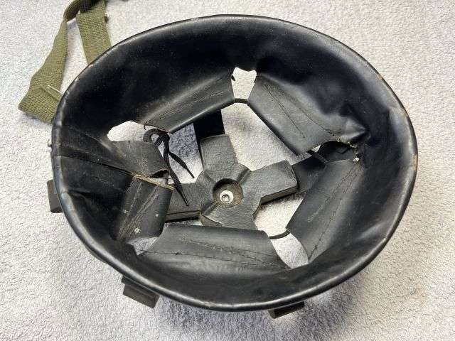 34) Excellent Original WW2 Pattern British Tommy Helmet Liner & Chinstrap 1949 — image 7