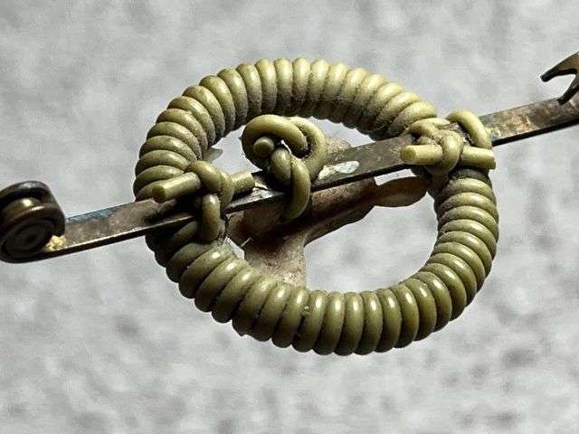 23) Excellent Original WW2 Factory Workers Home Made Horse Brooch Make Do & Mend — image 2