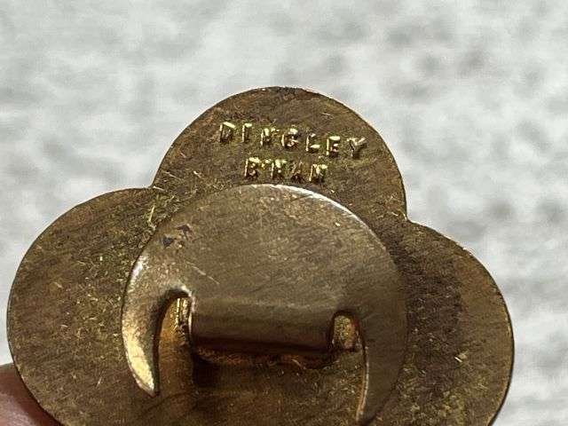 24) Excellent Original WW2 RAF War Workers Lapel Badge In Red Enamel — image 2