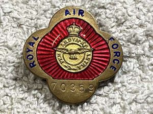 24) Excellent Original WW2 RAF War Workers Lapel Badge In …