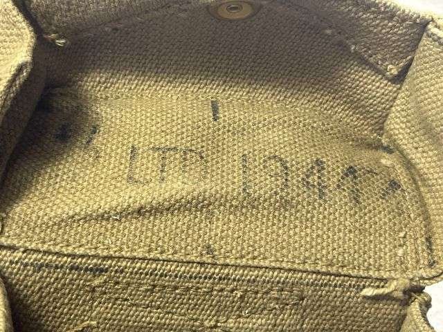 3) Mint Unissued WW2 British Army Motor Transport Drivers Bren Ammo Pouch R.P.Ltd 1944 — image 2