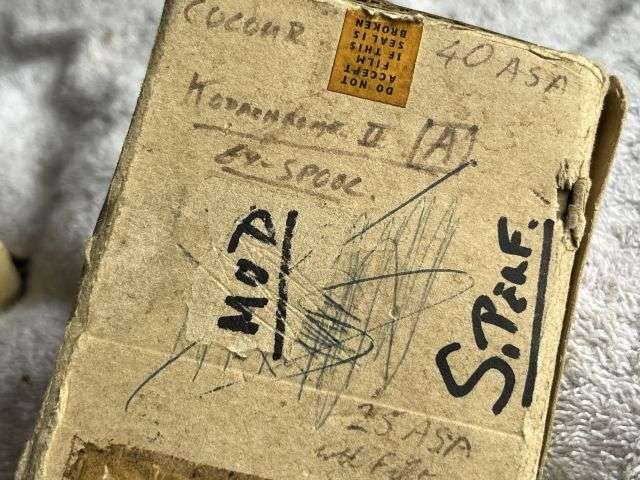 180) Excellent Original Early 1950s RAF Aircraft Camera Film Cassettes 14B/3474 In Original Box of Issue — image 5