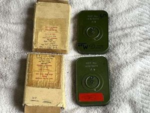 180) Excellent Original Early 1950s RAF Aircraft Camera Film Cassettes …