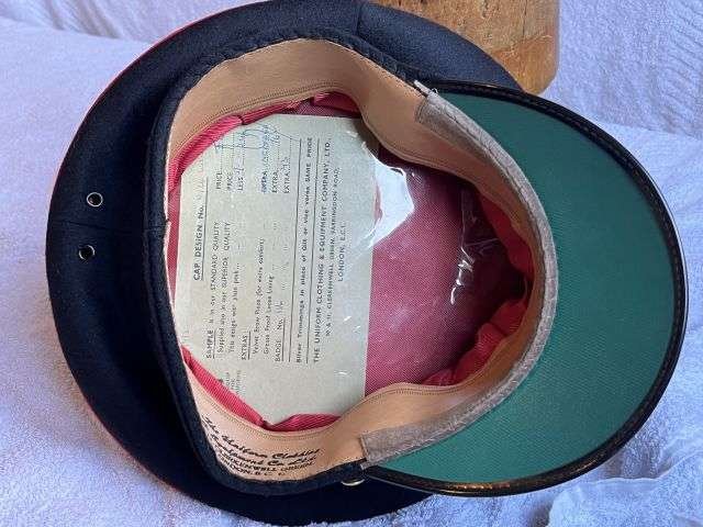 79) Excellent Mint Original Post War British Army Peaked Cap Sample From The Uniform Clothing & Equipment Co Ltd — image 7