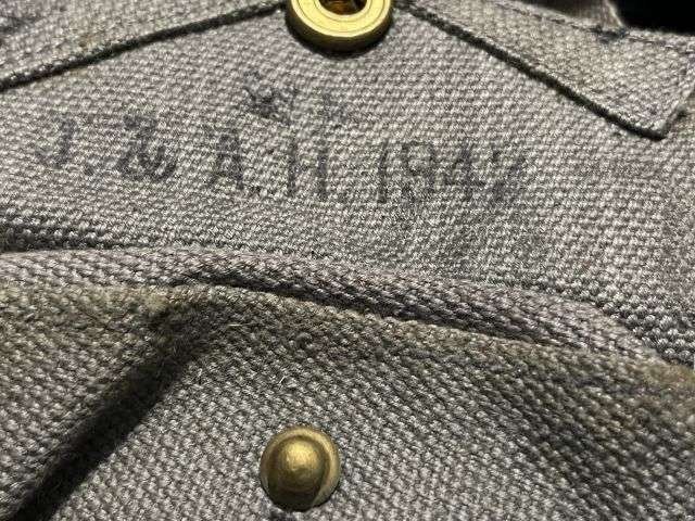 164) Good Original Un-issued WW2 RAF 1925 Pat Pistol Ammo Pouch J&A.H. 1942 — image 4