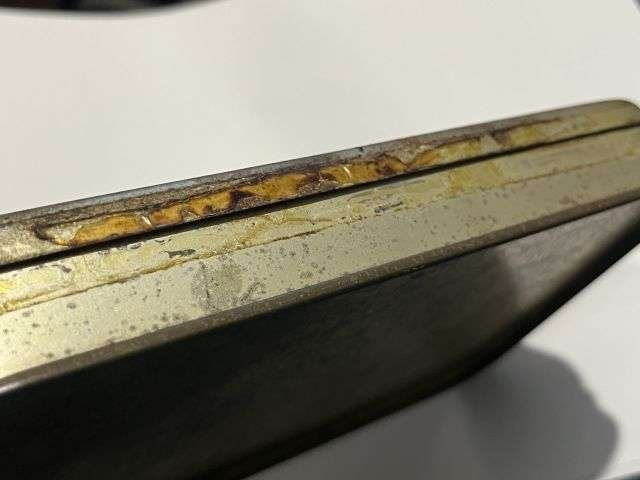 165) Large Original WW2 South African Greetings Tin With Best Wishes From The South African Gifts & Comforts Committee Christmas 1940 — image 2