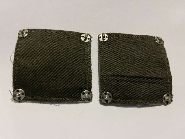 166) Excellent Original Pre 1952 British Commonwealth Forces Cloth Badge Pair — image 2