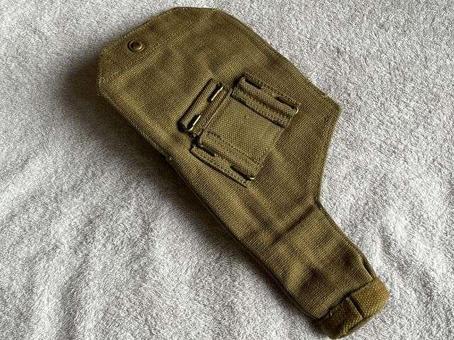 145) Mint Original Unissued WW2 British Army P37 Web Pistol Holster D.R.M. Ltd 1942 — image 3