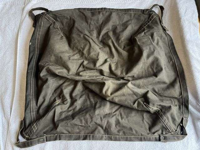 148) Excellent Original WW2 British Officers Indian Made Jungle Green Folding Canvas Bath Col 1945 — image 3