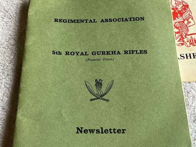 153) Vintage 1970s 10th Gurkha Rifles Nautch Programme and 5th Gurkha Rifles Association Newsletter — image 11