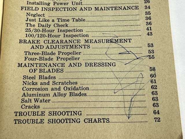 155) Good Original WW2 Curtiss-Wright Corporation Prop Div Electric Propeller Maintenance Tips 1943 — image 10