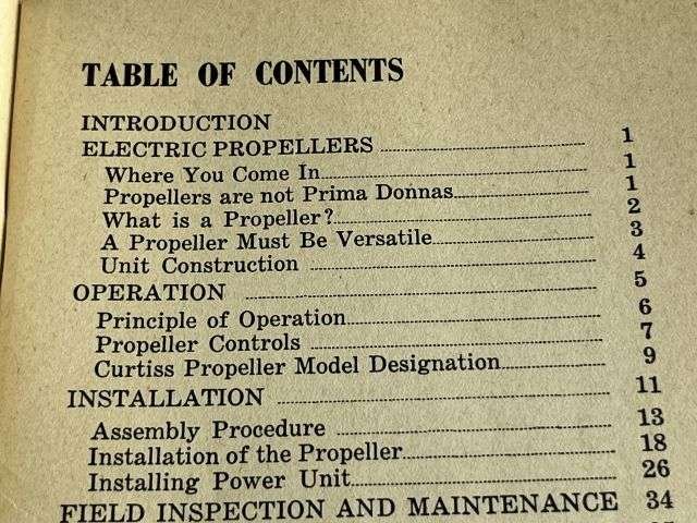155) Good Original WW2 Curtiss-Wright Corporation Prop Div Electric Propeller Maintenance Tips 1943 — image 11