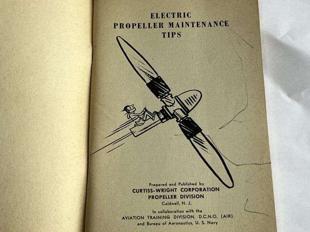 155) Good Original WW2 Curtiss-Wright Corporation Prop Div Electric Propeller Maintenance Tips 1943 — image 14