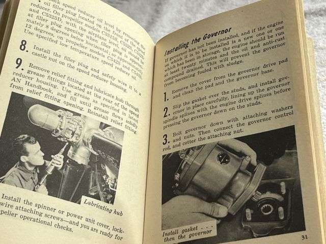 155) Good Original WW2 Curtiss-Wright Corporation Prop Div Electric Propeller Maintenance Tips 1943 — image 4