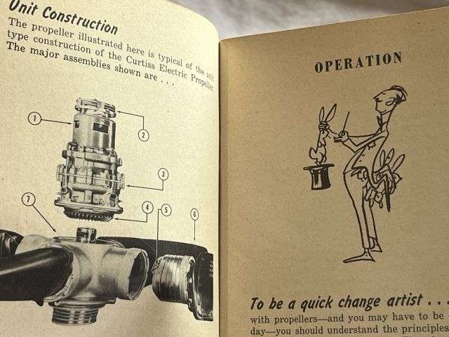 155) Good Original WW2 Curtiss-Wright Corporation Prop Div Electric Propeller Maintenance Tips 1943 — image 6