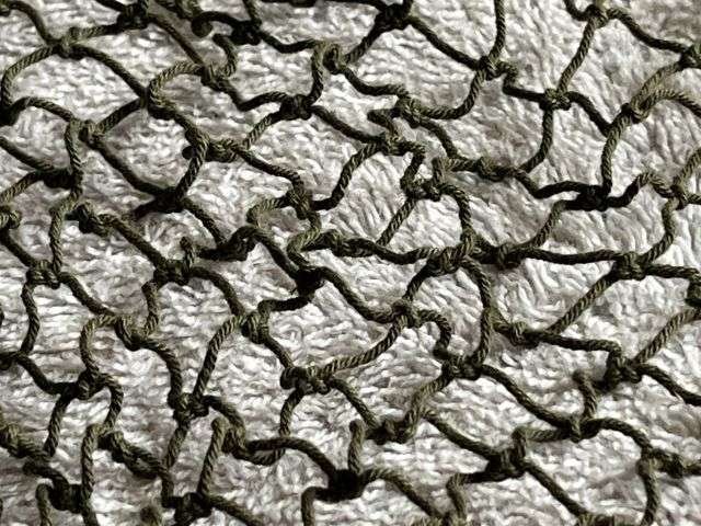 157) Near Mint Original WW2 British Army String Tommy Helmet Net — image 2