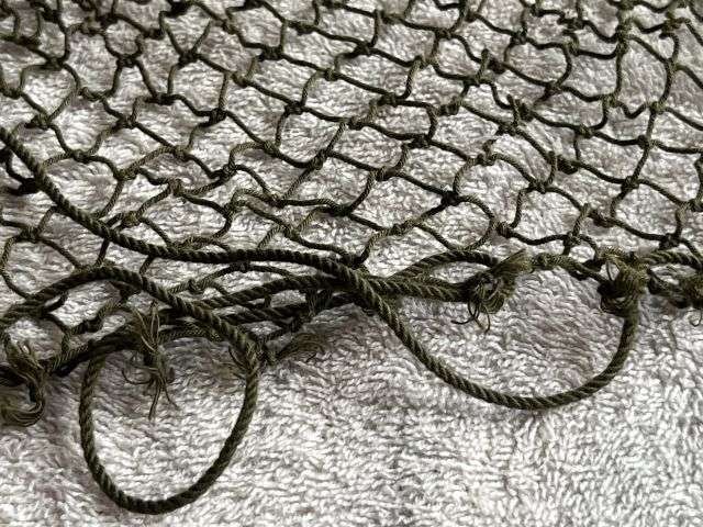 157) Near Mint Original WW2 British Army String Tommy Helmet Net — image 3