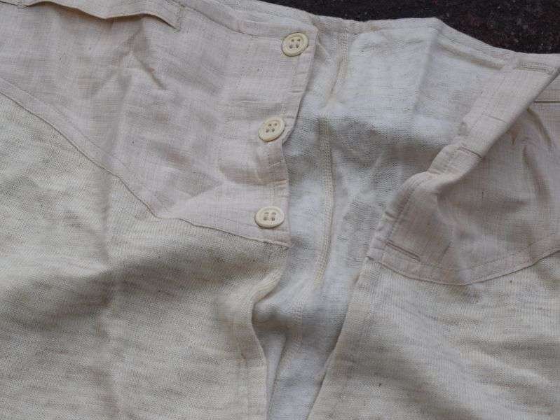 128) Excellent Unissued WW2 British Army Issue Warm Underpants Dated 1944 — image 3