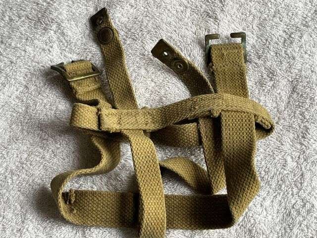 133) Original WW2 British Army Water Bottle Cradle W&G Ltd 1941 — image 2